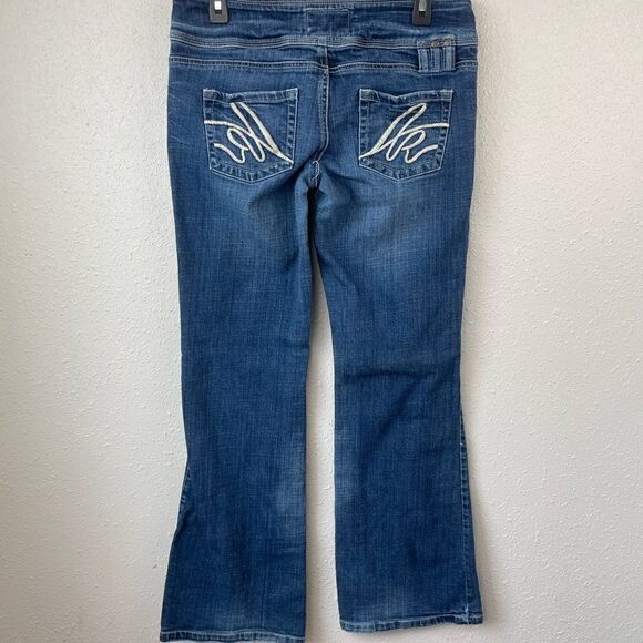 American Rag Flared Denim Jeans Size 9 EUC - Picture 4 of 7